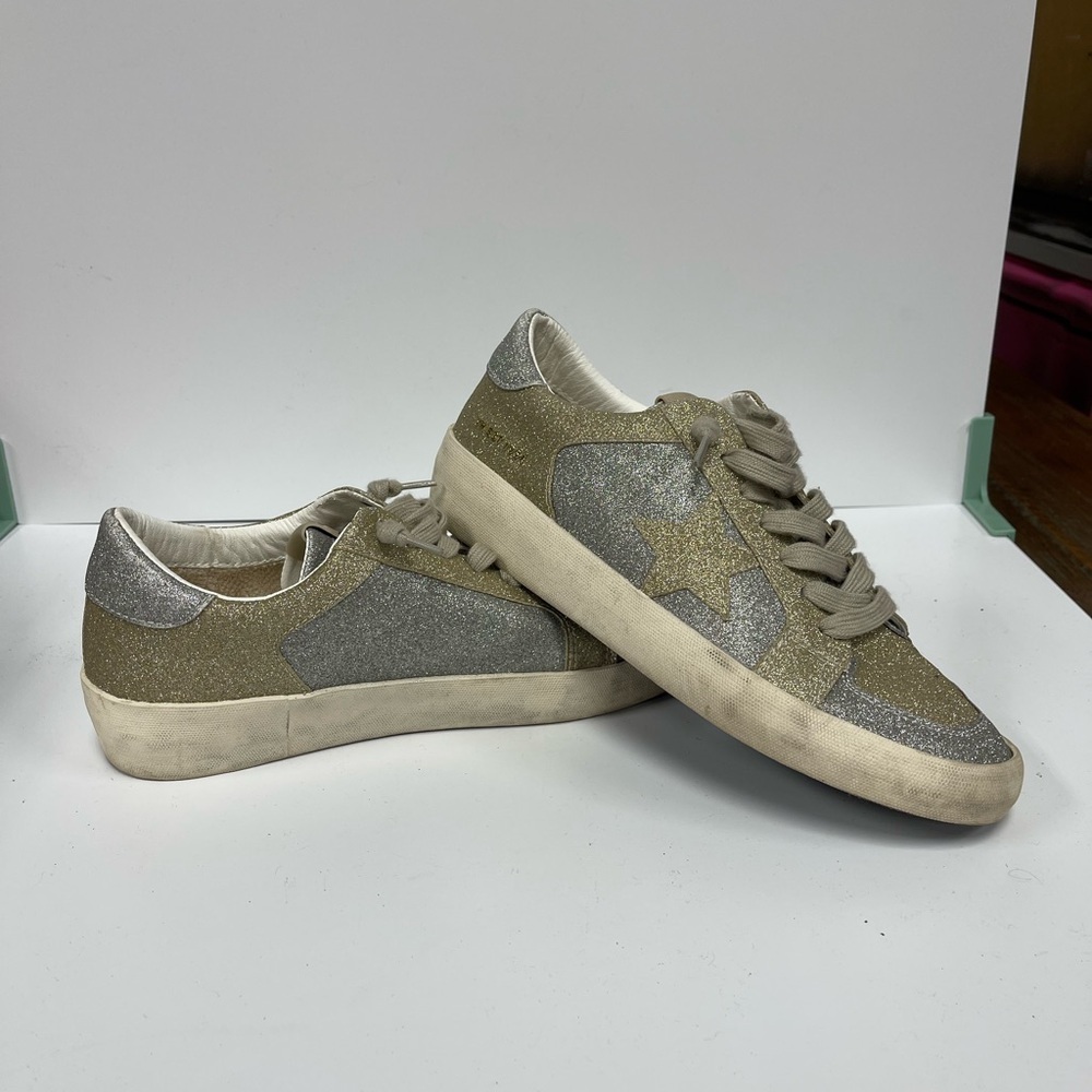 Vintage Havana Glitter Star Sneakers Women’s Size 9 Lace-Up Shoes